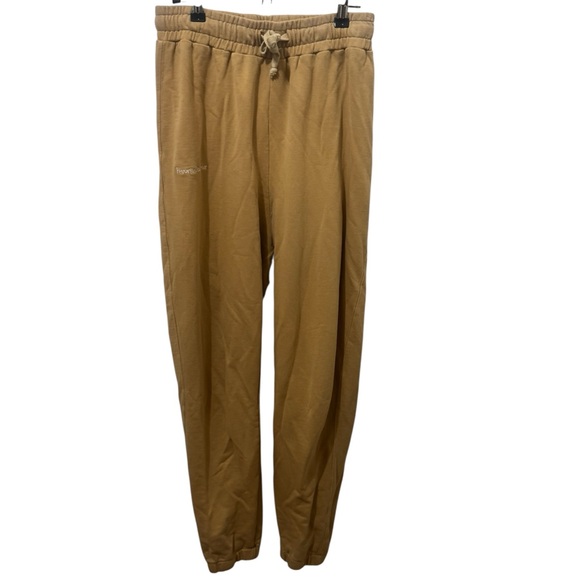 Favorite Daughter Sara 100% Cotton Tan Athleisure Casual Joggers Size Large - Picture 2 of 6